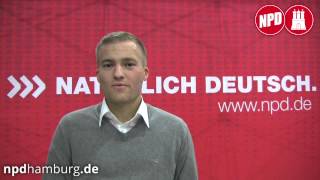 NPDBundesparteitag 2014 in Weinheim  Kurzbericht mit Lennart Schwarzbach [upl. by Nadean702]