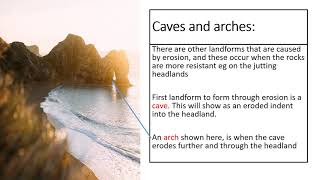 GeographyBurst Coastal erosional landforms [upl. by Hara]