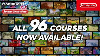 All 96 Courses in Mario Kart 8 Deluxe and Mario Kart 8 Deluxe – Booster Course Pass [upl. by Ibbor]