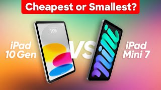 iPad Mini 7 A17 Pro vs iPad 10th Gen Which is BETTER [upl. by Sackman]