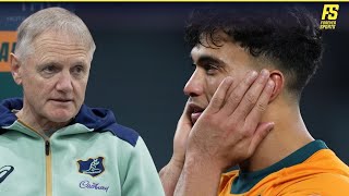 Joe Schmidt explains why he dropped JosephAukuso Suaalii in Wallabies Team vs Wales [upl. by Alikee547]