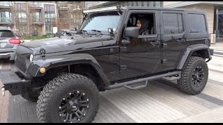 Short Girl and a LIFTED JEEP WRANGLER Can it Work [upl. by Eissehc411]