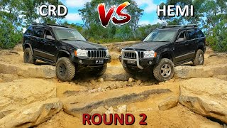 Jeep Grand Cherokee 4x4 Challenge  CRD vs HEMI  Part 2 [upl. by Wright182]