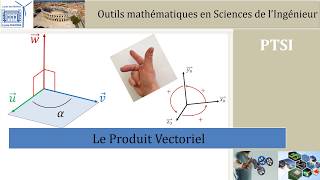 Le produit vectoriel en Sciences de lIngénieur PCSIPTSIMPSI [upl. by Kcirddet]