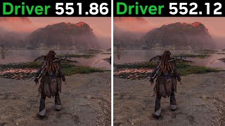 Nvidia Driver 55186 vs Nvidia Driver 55212  Test in 7 Games [upl. by Specht]