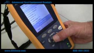 How to Use a Fluke DTX1800 Cable Analyzer [upl. by Atnoid]