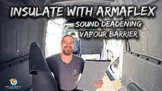 How to Insulate a Van Mercedes Sprinter  Van Conversion 5 [upl. by Yllet705]