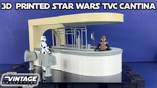 3D Printed Star Wars The Vintage Collection TVC CANTINA [upl. by Haorbed]