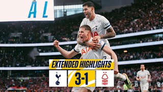 TOTTENHAM HOTSPUR 31 NOTTINGHAM FOREST  PREMIER LEAGUE EXTENDED HIGHLIGHTS [upl. by Ekihc]