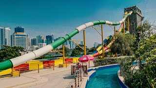 CRAZY Speed Water Slide at Al Montazah Parks Sharjah [upl. by Yelnats]