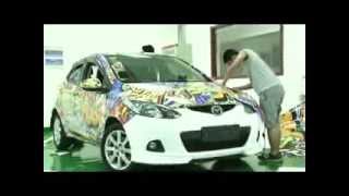 Mimaki UJV500160 Vehicle Wrap [upl. by Atikahc645]