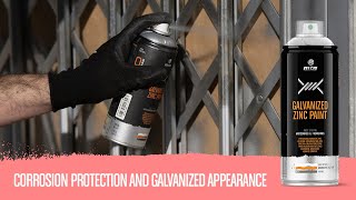 How to paint a metallic fence with MTN PRO Galvanized Zinc paint [upl. by Saxena]