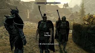 Skyrim Elder Scrolls V  Hired Thugs try to teach the Dragonborn a “lesson” [upl. by Isa]