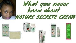 What you never knew about NATURE SECRETE CREAM NATURE SECRETE LIGHTENING BODY LOTION TONER [upl. by Ylam]