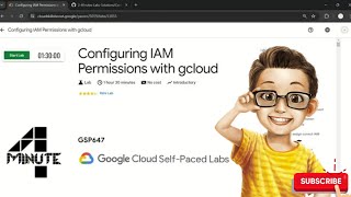 Configuring IAM Permissions with gcloud  Google Cloud Skill Boost  googlecloud2024  GSP647 [upl. by Annia]