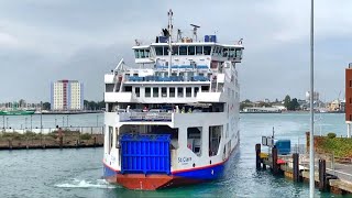 Portsmouth to Fishbourne  St Clare  Wightlink [upl. by Oal]