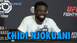 Chidi Njokuani Glad He Didnt Get to UFC Younger I Wouldve Fcked It All Up  UFC on ESPN 43 [upl. by Yelkrab966]