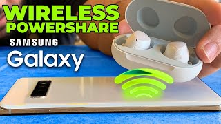 How to Use Wireless Power Share on Samsung Galaxy S10 [upl. by Sivatco]