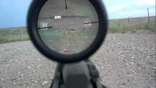 Suppressed Savage M12 in 204 Rugershooting clays WATCH IN HD [upl. by Owades148]