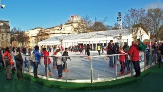 Ice Skating  Patinaje sobre hielo  skating rink pista patinar gente patinando people skating [upl. by Inalaek972]