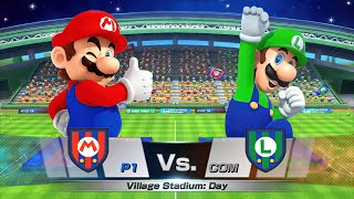 Intense Matchup Mario Sports Superstars  Team Mario and Wario Vs Team Luigi Boo [upl. by Costanza]