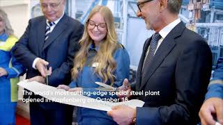 voestalpine opens world’s most advanced special steel plant in Kapfenberg [upl. by Ignatz230]