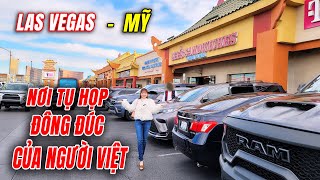 Khu Người Việt Đông Nhất Las Vegas ở Mỹ 2024  Cuộc Sống Người Việt Nam ở Las Vegas  KT Food [upl. by Neelyar305]