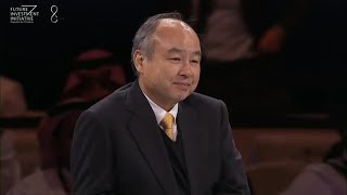 Masayoshi Son discusses investments in Artificial Intelligence at FII 2024 [upl. by Oneil]