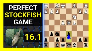 Perfect Stockfish 161 Chess Game Sicilian Defense Accelerated Dragon Maroczy Bind [upl. by Sheff236]