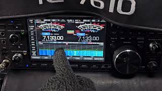 ICOM IC7610 WOOlLY GLOVES [upl. by Eilagam66]