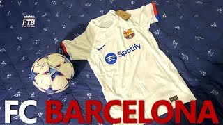 New season new kits  BARCELONA 3rd Jersey 202324 Unboxing [upl. by Nalyad]