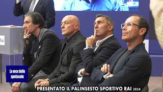 LA VOCE DELLO SPETTACOLO  PRESENTATO IL PALINSESTO SPORTIVO RAI 2024 [upl. by Nagoh140]