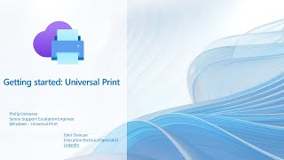 Universal Print Overview [upl. by Yreffoeg]