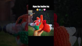 New Plush ♡ Flynn the Festive Fox  fox crochet crochetpattern amigurumi plushartist fiberart [upl. by Ostraw]