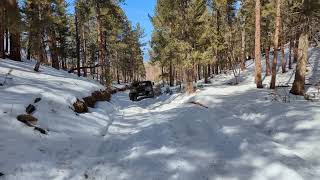 HMMWV M1123 Humvee testing in Colorado 2023  4x4 Snow Hummer [upl. by Leahpar]