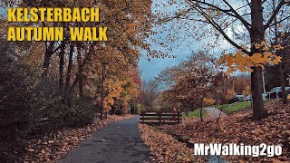 Kelsterbach late Autumn Walk Germany 4K60 [upl. by Vanhomrigh]