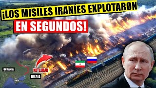 SORPRESA EN UCRANIA Destrucción de TREN con MISELES IRANÍES sembró PÁNICO entre los rusos [upl. by Okin]