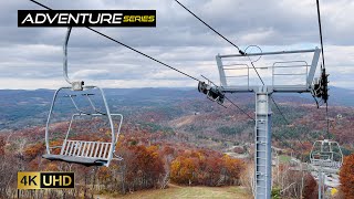 Fall Foliage Chairlift Ride  Catamount Mountain  Hillsdale NY [upl. by Narbig]