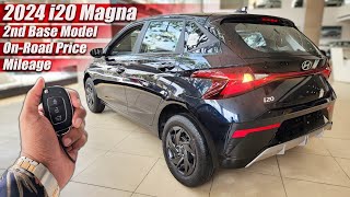 2024 Hyundai i20 Magna 2nd Base Model On Road Price List Mileage Specs [upl. by Liatris]