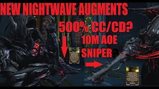 WARFRAME Early Look At NEXT SEASONS Nightwave Augments BuildsTheorycrafting  Abyss Of Dagath [upl. by Orton447]