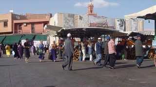 MOROCCO  Marrakech Market Square  Morocco Travel  Vacation Tourism Holidays HD [upl. by Carolan]