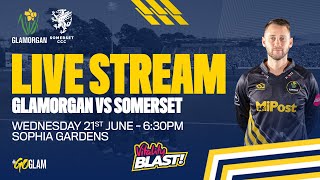 Glamorgan vs Somerset  Vitality Blast  Live Stream [upl. by Ahsinat518]