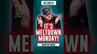 PHIL HELLMUTH  Poker Hand Meltdown In 3… 2… 1… 😈shorts [upl. by Abie955]