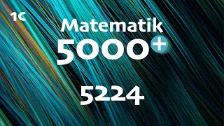 Matematik 5000 1c 5224 matte 1c [upl. by Eiruam]