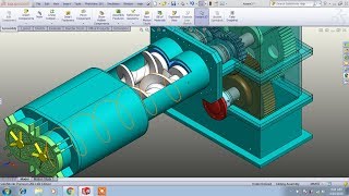 Main Assembly Of Soap Making Plodder Machine Design In SolidWorks solidworkstutorial soap [upl. by Enedan]