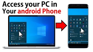 😲 Access your PC in your Phone from anywhere in world [upl. by Silverstein]