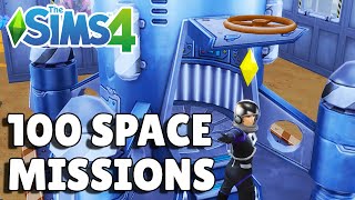 Rewards From 100 Space Missions  The Sims 4 [upl. by Naibaf]