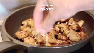 Mini Pizzas de Pollo con Bacon Ciruelas y Piñones [upl. by Jaquith782]