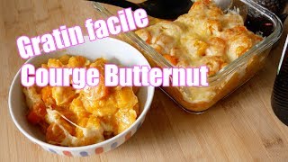 Gratin de courge butternut FACILE [upl. by Airahcaz]