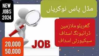 Karachi New Jobs 2024🤩 Gharelo mulazmin  Security Staff Jobs  Driving Staff Jobs Karachi Jobs [upl. by Aizan]